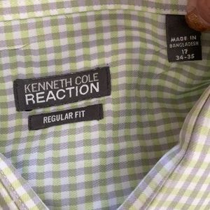 Kenneth Cole Reaction. Regular fit Men’s long sleeve dress 17 / 34/35